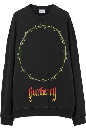Burberry Sudadera con eslogan estampado