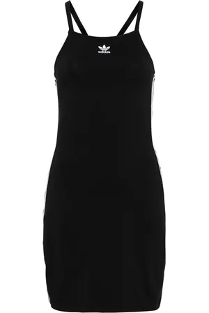 adidas Vestido corto con tres rayas