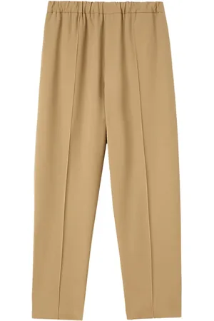 Jil Sander Pantalones tapered con pretina elástica