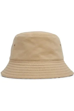 Burberry Gorro de pescador reversible con cuadros estampados