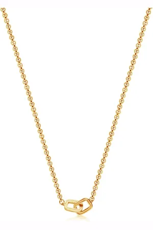 Nialaya Collar entrelazado bañado en oro