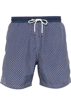 Paul & Shark Shorts de playa con estampado geométrico