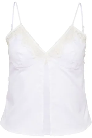 FLEUR DU MAL Top estilo camisón de popelina