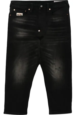 Evisu Jeans cortos con parche del logo