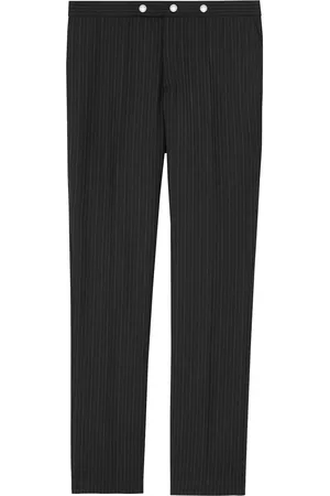 Burberry Pantalones de vestir con estampado a rayas diplomáticas