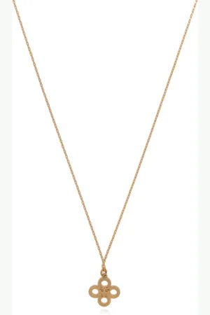 Tory Burch Collar de cadena con dije floral