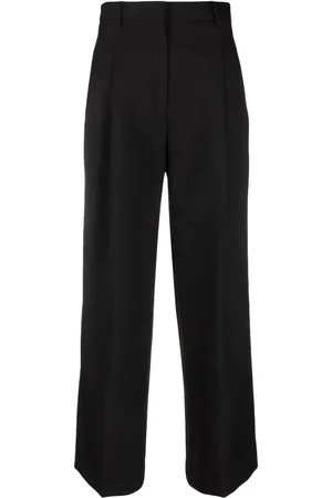 Burberry Pantalones anchos con tiro alto