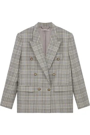 Stella McCartney Blazer con cuadros estampados