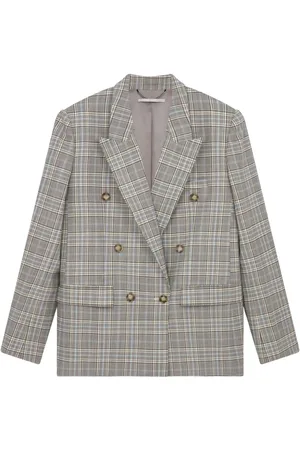 Stella McCartney Blazer con cuadros estampados