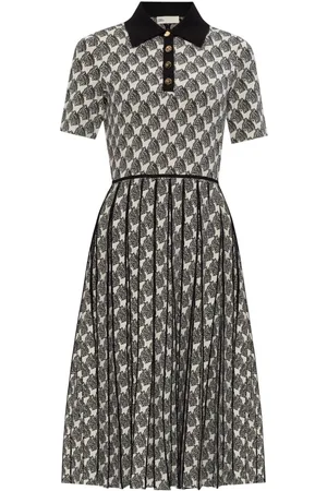 Tory Burch Vestido midi con estampado abstracto