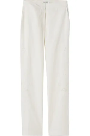 Claudie Pierlot Pantalones rectos con bordado