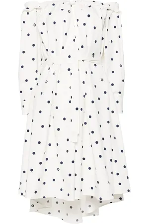 Maje Vestido camisero con hombros descubiertos