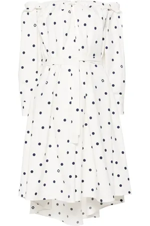 Maje Vestido camisero con hombros descubiertos
