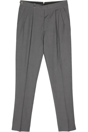 CANALI Pantalones slim con cinturón
