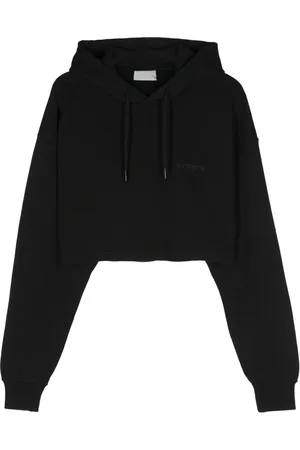 VTMNTS Hoodie corta con logo bordado