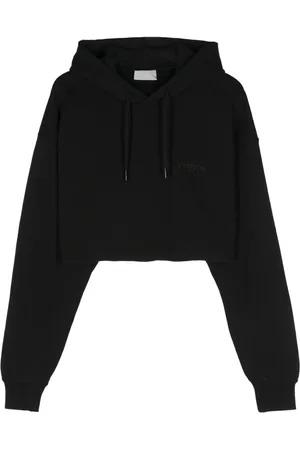 VTMNTS Hoodie corta con logo bordado
