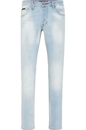 Philipp Plein Jeans rectos con tiro bajo