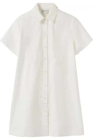 Claudie Pierlot Vestido camisero con bordado inglés
