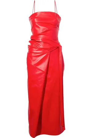 Proenza Schouler Vestido midi con diseño fruncido