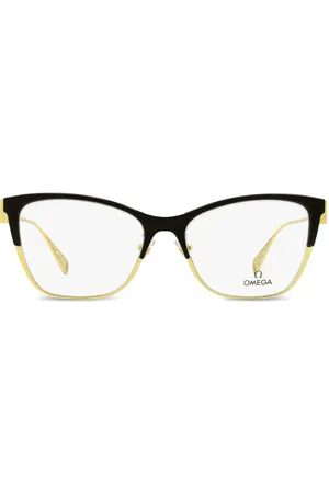 Omega Lentes con armazón estilo mariposa