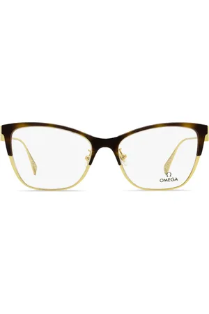 Omega Lentes con armazón estilo mariposa