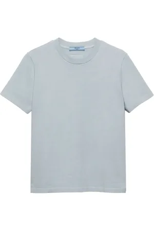 Prada Playera con logo triangular