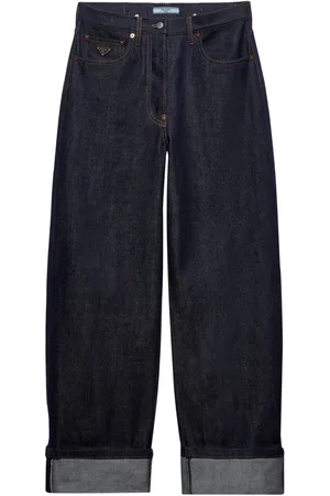 Prada Jeans anchos de tiro bajo