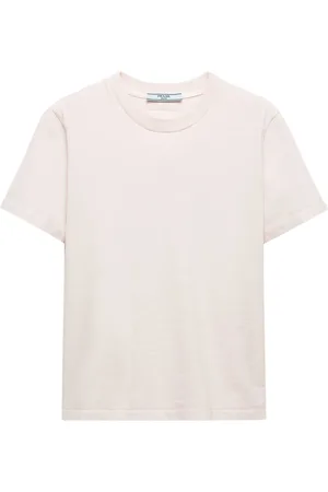 Prada Playera con logo triangular
