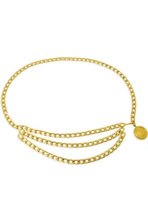 CHANEL Cinturón de cadena Cambon Coin 1990-2000