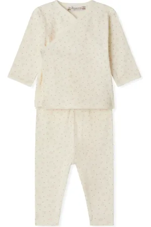 BONPOINT Set de pantalones con cerezas estampadas