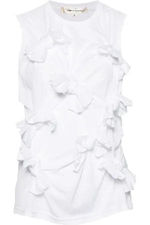Comme des Garçons Camiseta con detalle de nudo