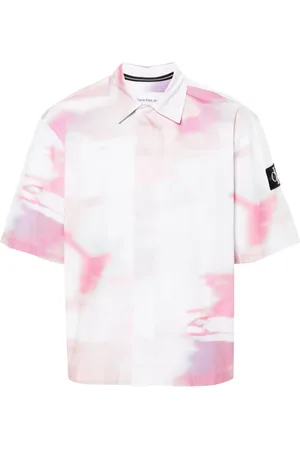 Calvin Klein Camisa con estampado Diffused Skyscape