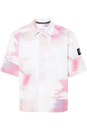 Calvin Klein Camisa con estampado Diffused Skyscape