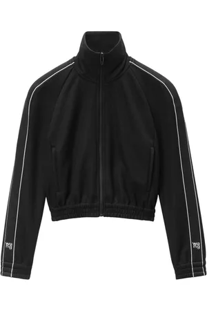 Alexander Wang Chamarra deportiva corta con franja del logo