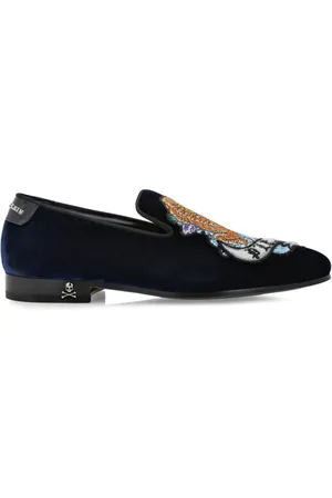 Philipp Plein Mocasines con bordado de tatuaje