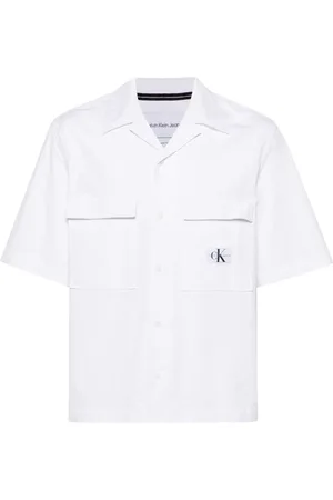 Calvin Klein Camisa de tejido seersucker