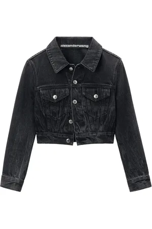 Alexander Wang Chamarra de mezclilla corta