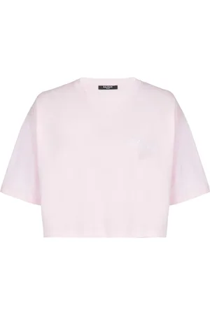 Balmain Playera con logo bordado