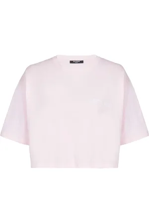 Balmain Playera con logo bordado