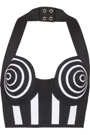 Balmain Top con cuello halter