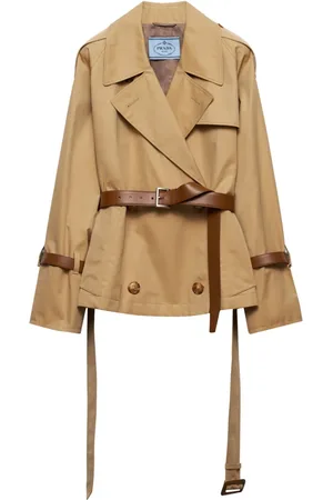 Prada Gabardina con cinturón