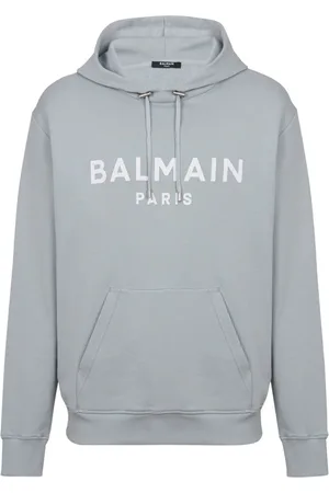 Balmain Hoodie con logo estampado