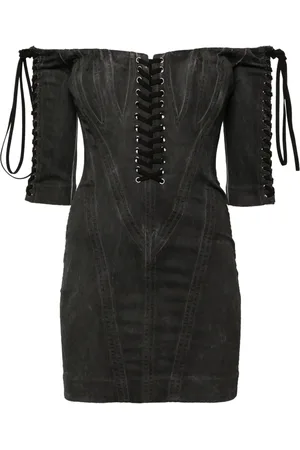 Guess Vestido corto con hombros descubiertos