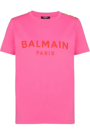 Balmain Playera con logo estampado