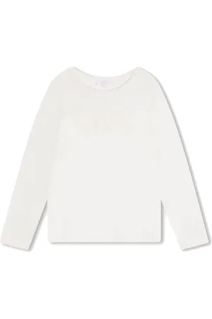 Chloé Playera manga larga con logo bordado