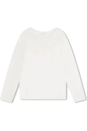 Chloé Playera manga larga con logo bordado