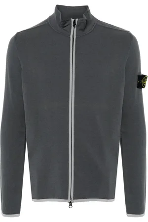 Stone Island Cárdigan con cierre y distintivo Compass