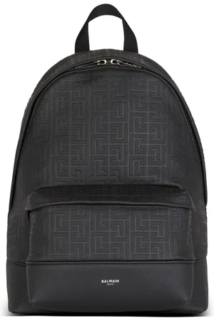 Balmain Mochila con efecto granulado