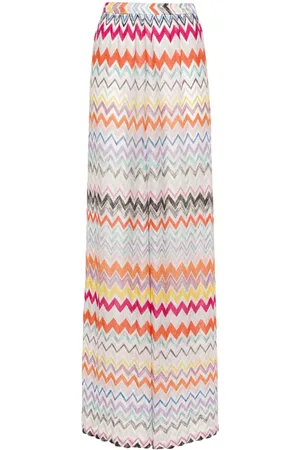 Missoni Pantalones palazzo de tejido chevron