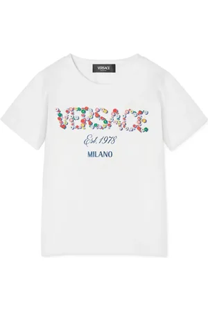 VERSACE Playera con logo estampado